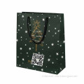 Printed Art Paper Material With Your Logo Paper Gift Tote Bag